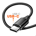 Miniatyrbillede 4 af 5: LinQ Sorts USB-C Magnetiske In-Ear Høretelefoner til Musik og Håndfri Opkald - Sort