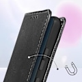 Miniatyrbillede 4 af 6: Pungcover til OnePlus 12 og 12R Magnetisk klapstøtte Sort Svart