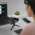 Miniatyrbillede 3 af 4: Mikrofonstik 3,5 mm Vlogging Kvalitet Lyd Multifunktion Stativ Muvit Sort