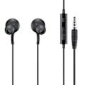 Miniatyrbillede 2 af 5: Kablet hovedtelefonstik 3,5 mm kontrolknapper Samsung Stereo In-Ear Sort