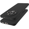 Miniatyrbillede 2 af 5: Coque til Oppo Reno 12F Silikone Blød Mat Sort Svart