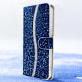 Miniatyrbillede 3 af 5: Étui til iPhone 14 Pro Max Glitter Disco Wallet Videostøtte - AVIZAR - Blå Blå