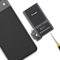 Miniatyrbillede 3 af 4: Intern batteri til Google Pixel 8 Pro 5050mAh model GUKD8 Google Sort Svart