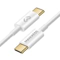 Laddningskabel för iPhone 17 USB-C / USB-C 1m Mayaxess Vit Vit
