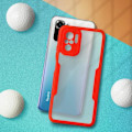 Pikkukuva 3 / 4: Kuori - Xiaomi - Note 10 ja 10S - Plexiglas - Polymeeri - Iskun kestävä - Punainen Röd