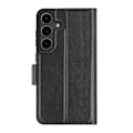 Miniatyrbillede 1 af 4: Etui til Samsung Galaxy S25 med standfunktion Oslo Pro Vegansk Læder DBRAMANTE1928 Sort Svart