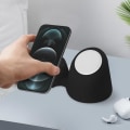 Miniatyrbillede 4 af 4: MagSafe Desktop Stand, Apple Watch og AirPods 3-i-1 dockingstation - Sort Svart