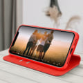 Miniatyrbillede 4 af 4: Housse - Apple - iPhone X / XS - Folio Pung Etui - Øko-læder - Rød Röd