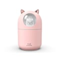 Miniatyrbillede 1 af 3: Natlysbefugter - TECHKIDS - H2O Cat Model - Pink - 300 mL - Ultra støjsvag Rosa