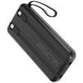 Pikkukuva 2 / 5: 10000 mAh:n vara-akku Lightning- ja USB Type C -kaapelilla LinQ Black