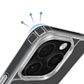 Pikkukuva 3 / 5: Coque - ILMOITTAA - iPhone 16 Pro - Antishock-silikoni - Punosnauha - Läpinäkyvä Transparent