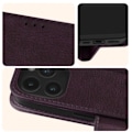 Miniatyrbillede 4 af 5: Etui til iPhone 15 Pro Max - AVIZAR - Chesterfield - Lilla - Videosupportfunktion - Pung Lila