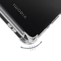 Miniatyrbild 3 av 5: Skydd för Xiaomi 14T Pro Stötabsorberande Flexibel Förstärkta Kanter Transparent Transparent