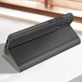 Pikkukuva 3 / 5: Motorola Edge 50 Fusion - AVIZAR - Musta - Vegaaninahkaa - Korttitaskulla - Tukijalalla Svart