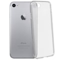 Pikkukuva 4 / 4: Suojakuori ja suojakalvo - Apple - iPhone 7/8 - Läpinäkyvä - Silikoni - Karkaistu lasi Transparent