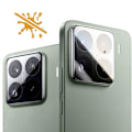 Miniatyrbillede 3 af 5: Beskyttelseskamera til Xiaomi 15 Pro Tempereret Glas 9H Ridseresistent Gennemsigtig Transparent