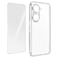 Pikkukuva 1 / 5: Kotelo Asus Zenfone 9:lle - AVIZAR - Jäykkä - Valkoinen - Synteettinen - Läpinäkyvä Vit