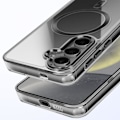 Miniatyrbillede 2 af 6: Coque MagSafe til Samsung S24 Plus og S25 Plus Bag Crystal Farve Sort Svart