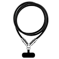Miniatyrbild 1 av 6: Tour de Cou Kabel med USB C til Lightning Kontakt, Längd 1.2m Moxie Svart Svart