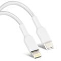 Miniatyrbillede 1 af 5: USB-C til Lightning Strømforsyningskabel 18W Synkronisering 1m Belkin Hvid