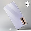 Miniatyrbild 4 av 5: Itskins förstärkt skyddsfodral till Samsung Galaxy S21 Plus - Genomskinlig Vit