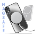 Pikkukuva 3 / 6: MagSafe-kuori iPhone XR:lle, lasinen takapinta, musta väri Svart