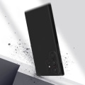 Miniatyrbild 3 av 5: Samsung Galaxy S22 Ultra helfodral - AVIZAR - Svart - Mjuk - Syntet - 360° skydd svart