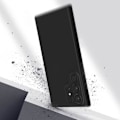 Pikkukuva 3 / 5: Samsung Galaxy S22 Ultra täysi kotelo - AVIZAR - Musta - Pehmeä - Synteettinen - 360° suoja svart