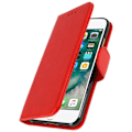 Miniatyrbillede 2 af 4: Portefeuille beskyttelse - AVIZAR - iPhone 7 / iPhone 8 - Rød - Magnetisk - Støttefunktion Röd