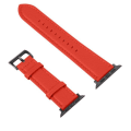 Miniatyrbild 1 av 5: Rem för Apple Watch 41 mm / 40 mm och 38 mm Textured Finish Red Röd