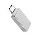 Miniatyrbillede 1 af 6: OTG Adapter USB Hun til USB-C Han Compact Sync Sølv