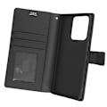Pikkukuva 1 / 5: Vivo V23 Pro Flip Wallet Case Videotuki musta - AVIZAR - Jäykkä - Synteettinen - Musta - Matta - Sekoitettu svart