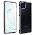 Miniatyrbillede 1 af 4: Beskyttelsespakke - AVIZAR - Galaxy Note 10 Lite - Blødt etui - Hærdet glasfilm - Stødsikker Klar vit
