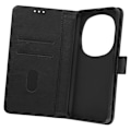Miniatyrbillede 2 af 6: Etui til Honor Magic 6 Pro 5G - AVIZAR - Chesterfield - Pung og videoholder - Sort Svart