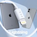 Pikkukuva 4 / 6: Lightning-kuulokkeet iPhonelle Mikrofonin ohjauspainikkeet Valkoinen Vit