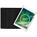 Pikkukuva 4 / 4: Kotelotasku - Apple - iPad 9.7 (2017) - Musta - Käännettävä tuki 360° - Täydellinen suojaus Svart