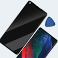 Miniatyrbild 4 av 4: LCD-skärm och Pekskärm för Oppo Find X3 Neo Svart - AVIZAR - Skärmbyte - Härdat glas Svart