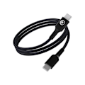 Miniatyrbillede 1 af 5: USB-C Kabel - BigBen - 1,2m - 3A - Power Delivery 60W - Vævet Sort