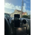 Miniatyrbillede 4 af 6: Justerbar og 360° drejelig bilholder til smartphone Jaym Sort Svart