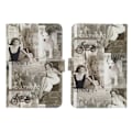 Miniatyrbillede 1 af 6: Housse Etui Folio Akashi Design Hollywood Tablets 7'' til 8''' Grå