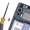 Miniatyrbillede 4 af 4: Original Samsung reservedel strømknap til Samsung Galaxy S20 FE Rød