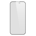 Pikkukuva 1 / 5: Suojakalvo - AVIZAR - iPhone 15/15 Pro - 9H karkaistu lasi - Anti-spy - musta Svart