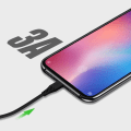 Miniatyrbillede 4 af 4: Dobbelt USB vægoplader - Swissten - Slim Series - 3A - USB-C kabel 1.2m - Smart IC Svart