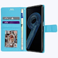 Miniatyrbillede 4 af 5: Cover Realme 9i, Oppo A76 og Oppo A96 Flip Wallet Stand Video blå blå