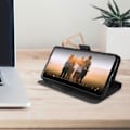 Miniatyrbillede 3 af 4: Etui til Samsung S20 FE - AVIZAR - Kortholder - Videoholder - Øko-læder - Silikone gel Svart