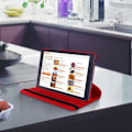 Miniatyrbillede 4 af 4: Galaxy Tab A 8.0 2019 etui - AVIZAR - Fuld beskyttelse - 360° roterende stativ - Rød - Hård skal Röd