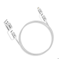 Miniatyrbillede 2 af 5: 4-i-1 USB-C + Lightning Kabel Kompatibel med Apple CarPlay Android Auto Akashi Grå Grå
