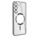 Miniatyrbillede 2 af 6: MagSafe Taske til Samsung S23 FE i Silver Chrome Contour Silikone