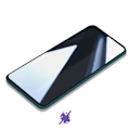 Pikkukuva 3 / 5: Suojakalvo - Motorola - Edge 40 Neo - 9H kovalasikansi - Naarmuuntumaton - Kaareva 3D Vit