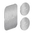 Miniatyrbillede 2 af 5: Biladaptere - XO - 3 metalplader - Universal - Magnetisk støtte - Sølv Pengar
